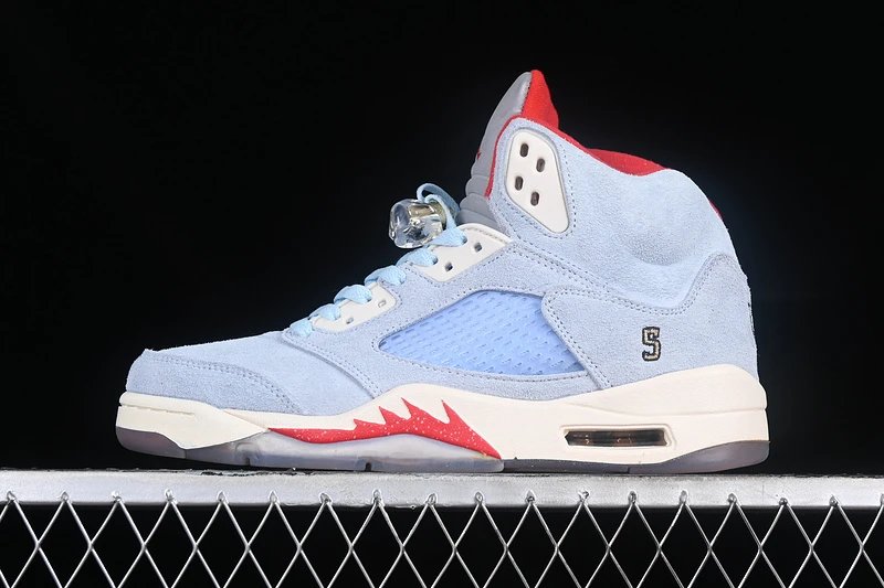 Jordan Air Jordan 5 Visible Blue Red Sneakers