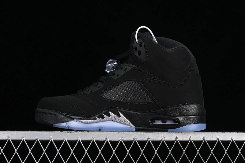 Jordan Air Jordan 5 Image Black Metallic Sneakers