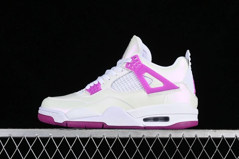 Jordan Air Jordan 4 Image White Pink Sneakers