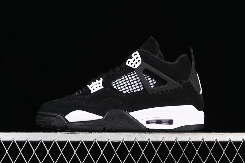 Jordan Air Jordan 4 Image Black White Sneakers