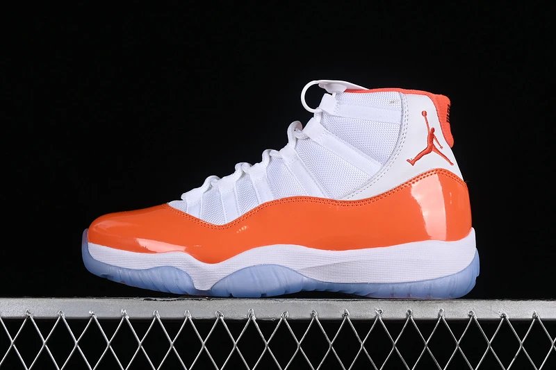 Jordan Air Jordan 11 Image White Orange Sneakers