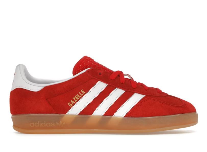 Adidas Gazelle Red White Sneakers