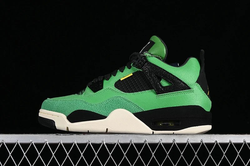 Jordan Air Jordan 4 Image Green Black Sneakers
