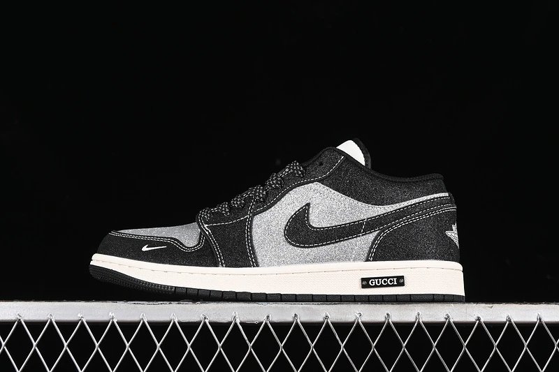 Jordan Air Jordan 1 Low Black Grey Sneakers