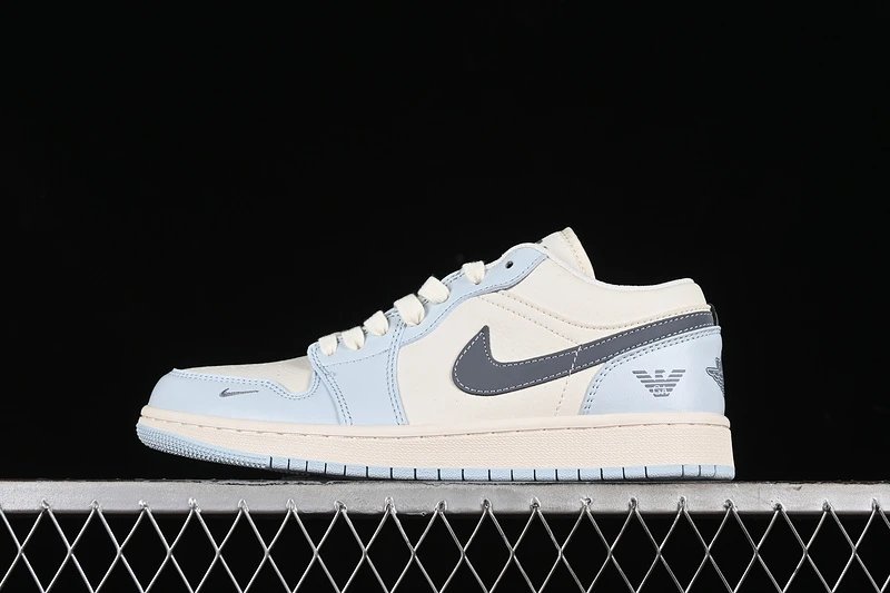 Jordan Air Jordan 1 Low Light Blue Cream Sneakers