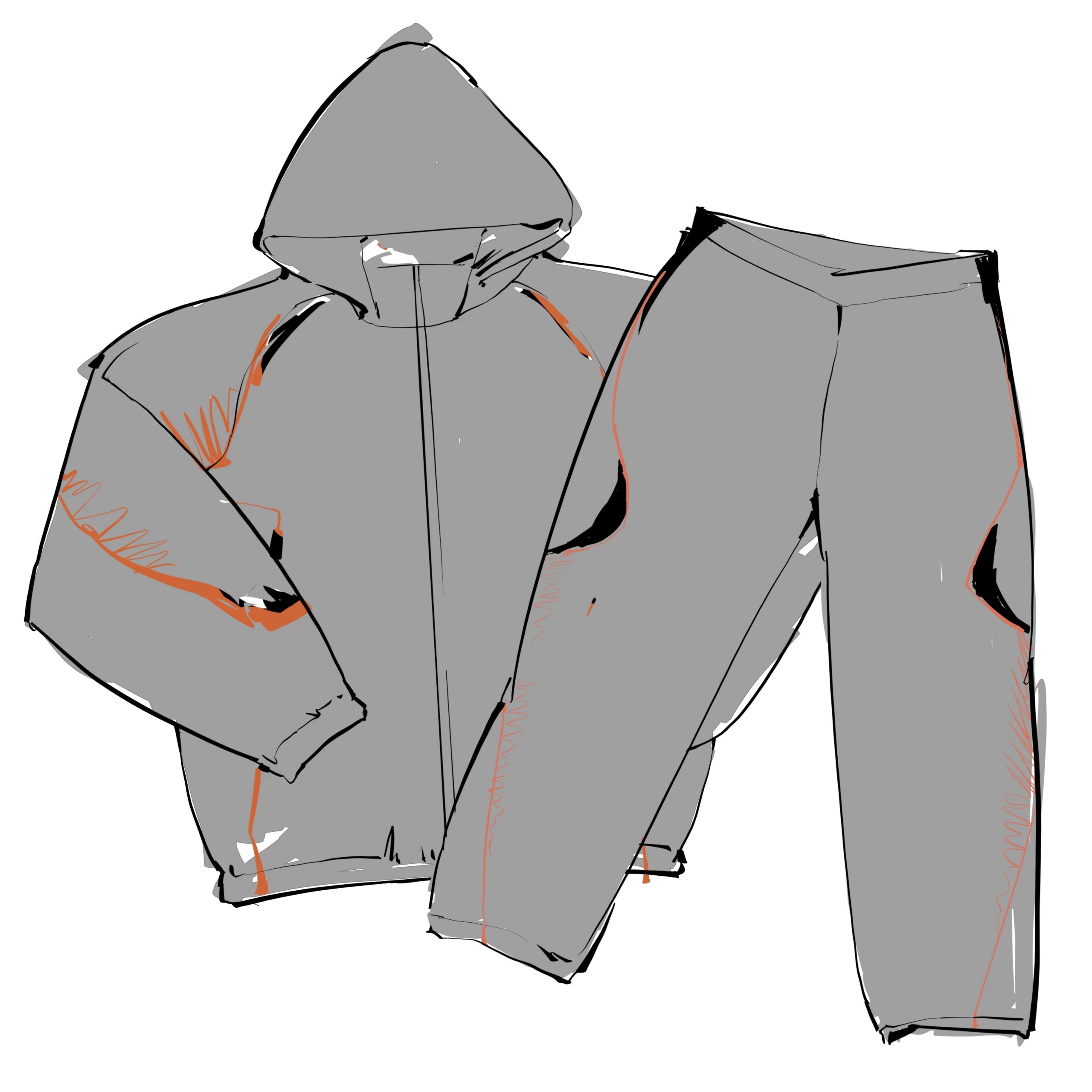 Item Thumbnail for Three-color classic Tracksuit Jacket&pants windbreaker suit