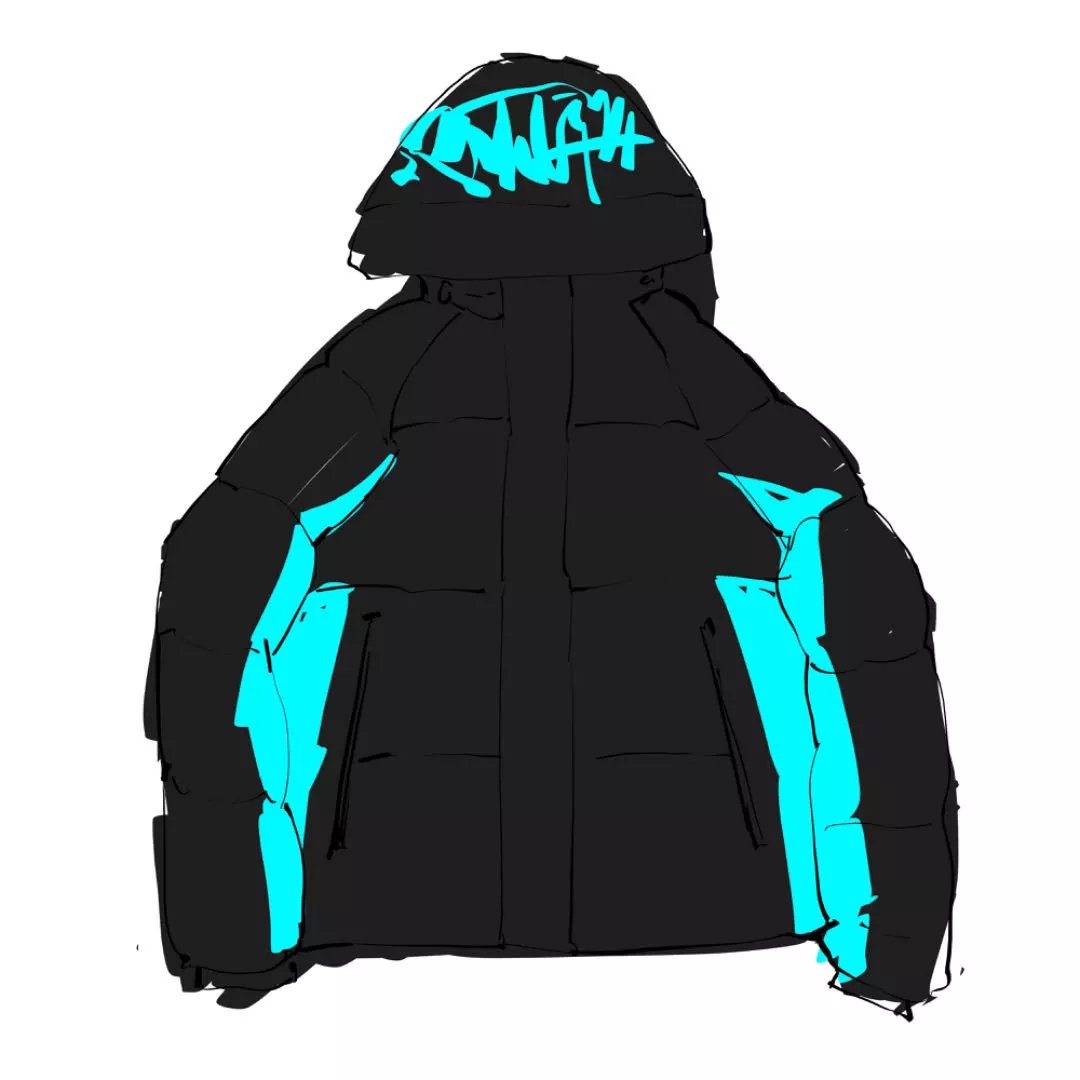 潮流SY puff jacket棉服 - 132901