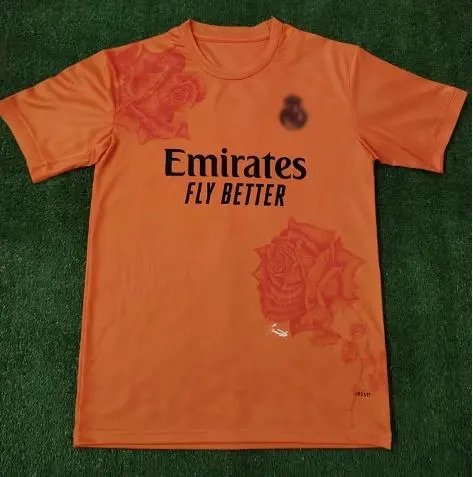 24-25 Napoli Home Soccer Jersey — Real Madrid Orange colorway — USFans Spreadsheet photo