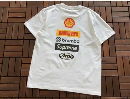 Supreme X Ducati T-Shirt — B380 Joint White colorway — USFans Spreadsheet photo