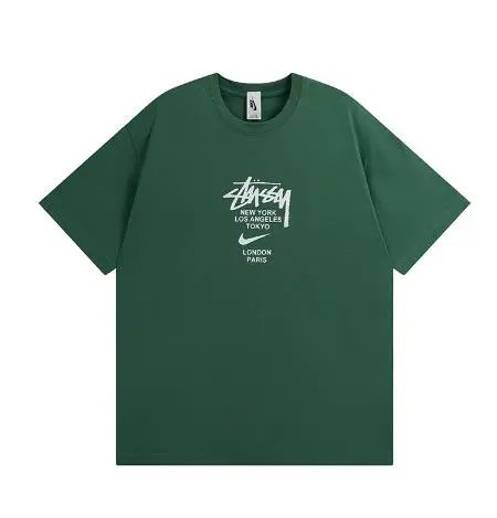 Nike x Stussy Green White T-Shirt — 912 Green colorway — USFans Spreadsheet photo