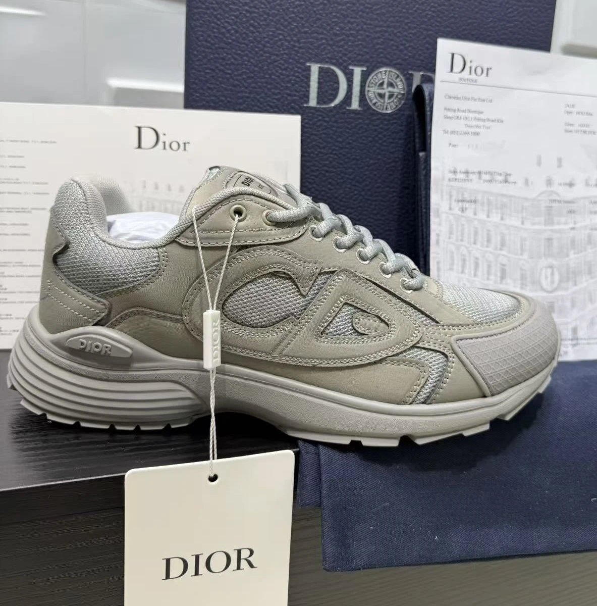Dior B30 All Black Shoes — 32 colorway — USFans Spreadsheet photo
