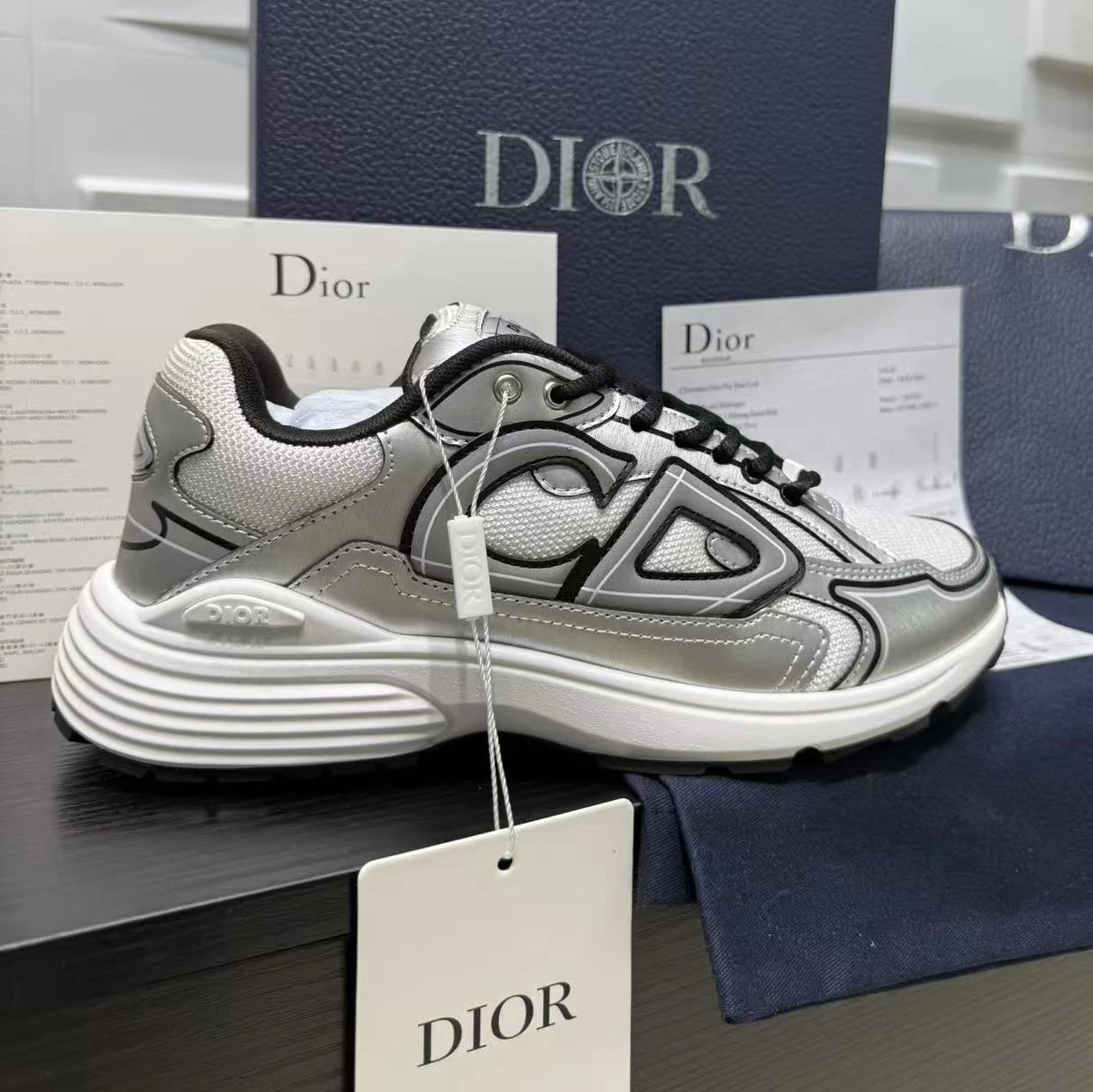 Dior B30 All Black Shoes — 22 colorway — USFans Spreadsheet photo