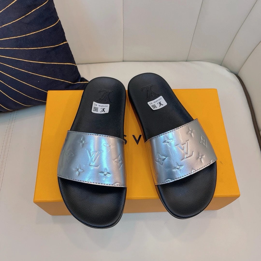 LV Slides Black — 8 colorway — USFans Spreadsheet photo