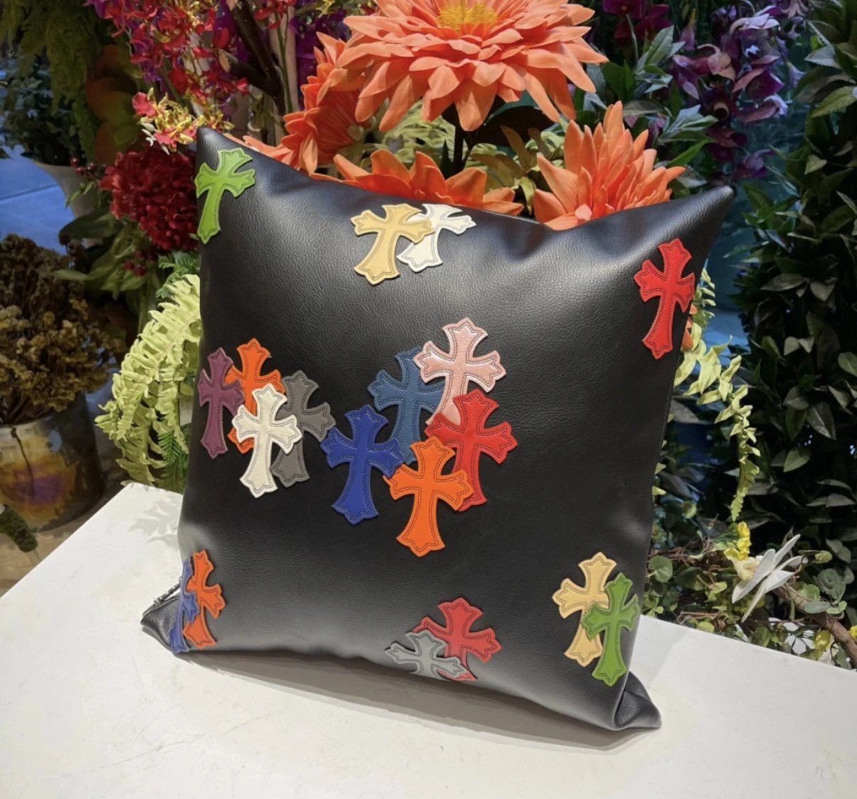 Chrome Hearts Pillow — Black colored colorway — USFans Spreadsheet photo
