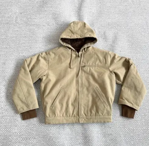 Thrasher x Supreme Chaqueta de Trabajo con Capucha Negro
