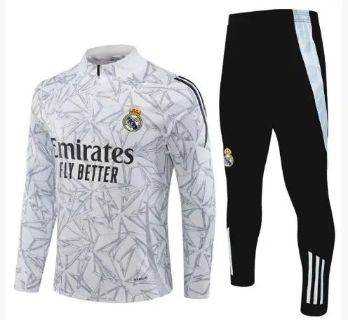 Football Set Tracksuit — 2425 Real Madrid Camouflage White colorway — USFans Spreadsheet photo