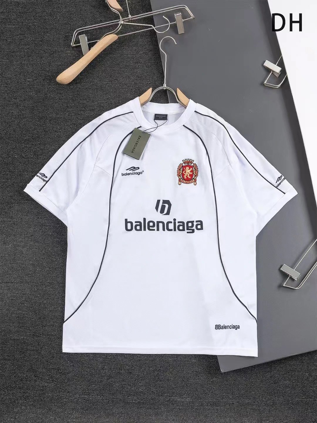 Balenciaga Soccer Jersey — white colorway — USFans Spreadsheet photo