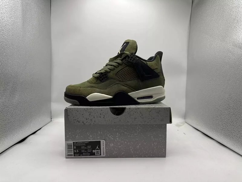 Jordan 4 Off-White Sail — KZ AJ4 Military Green FB9927-200 colorway — USFans Spreadsheet photo