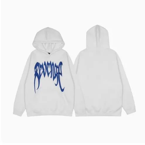 Revenge Hoodie — White and blue embroidery style colorway — USFans Spreadsheet photo