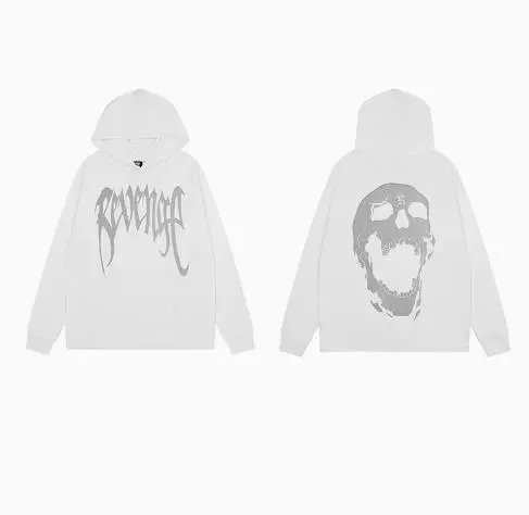 Revenge Hoodie — 3M reflective white colorway — USFans Spreadsheet photo