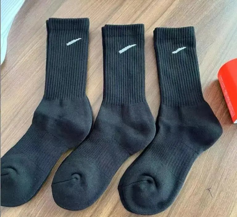 Nike Basic Socks — Long tube black colorway — USFans Spreadsheet photo