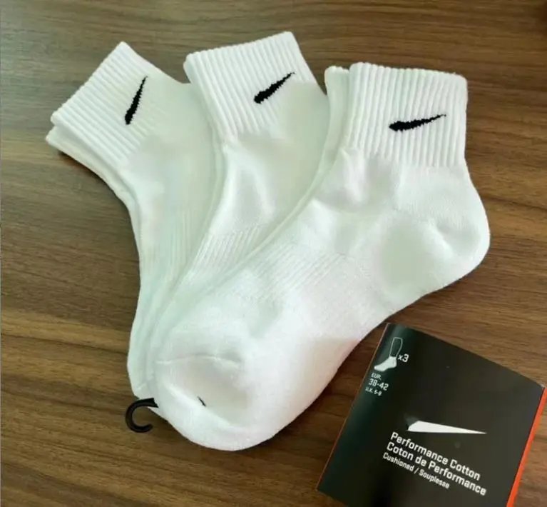 Nike Basic Socks — Medium tube white colorway — USFans Spreadsheet photo