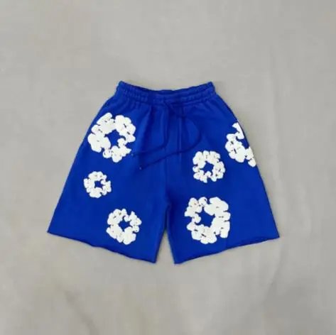 Denim Tears Shorts — DK060 Colorful blue/Shorts/High version colorway — USFans Spreadsheet photo