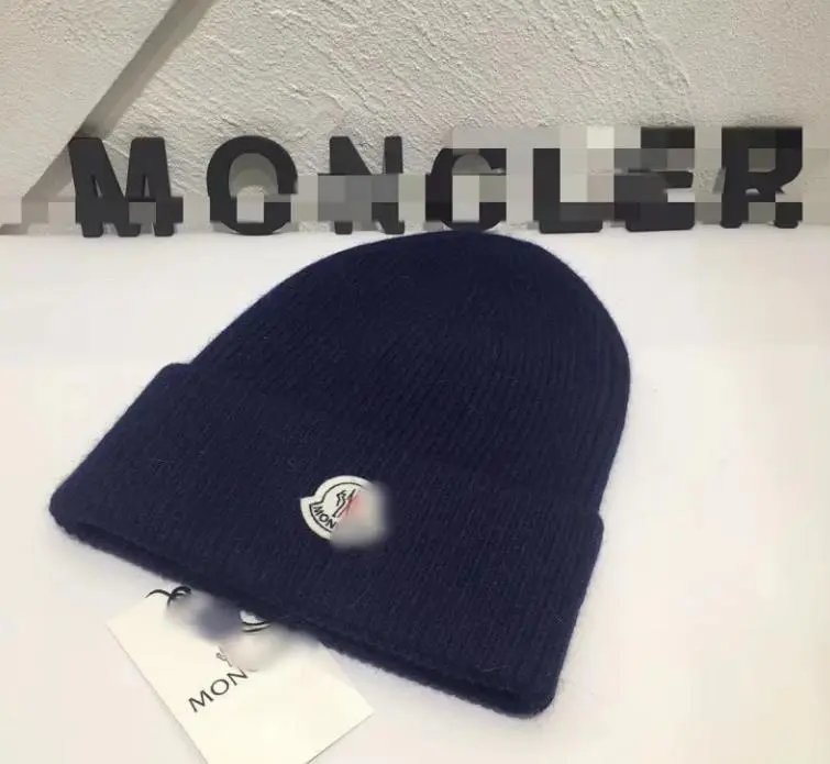 Budget Moncler Beanie — Knit Hat navy blue colorway — USFans Spreadsheet photo