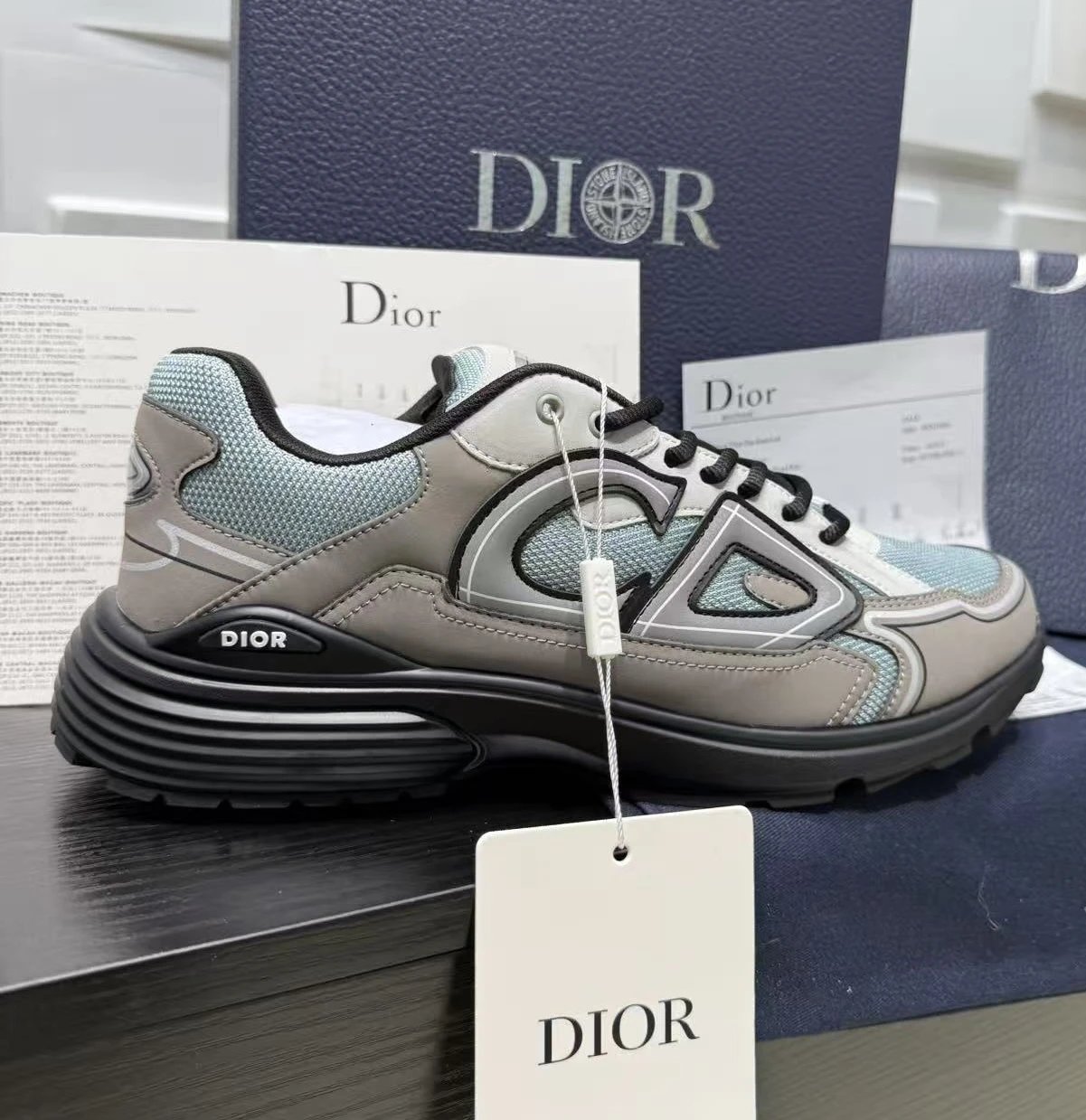 Dior B30 All Black Shoes — 21 colorway — USFans Spreadsheet photo