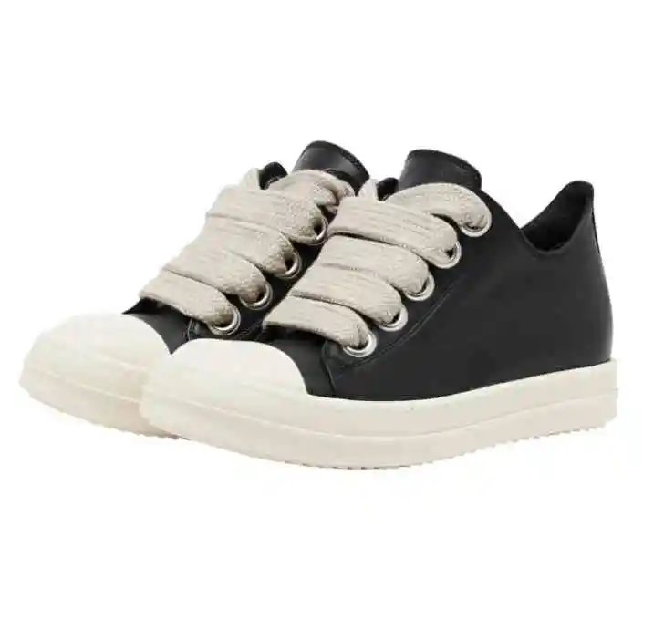 Rick Owens Low Blue Jumbo Lace Shoes — 2 colorway — USFans Spreadsheet photo