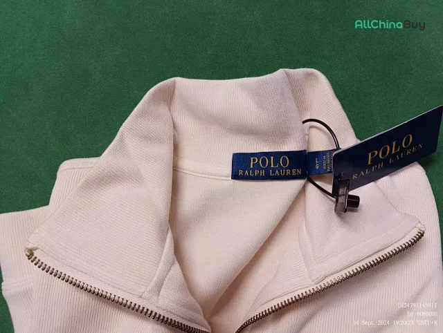 Unbranded Hoodies & Sweatshirts Embroidered Horse Motif Quarter-Zip Mock-Neck Sweatshirt product detail image 15