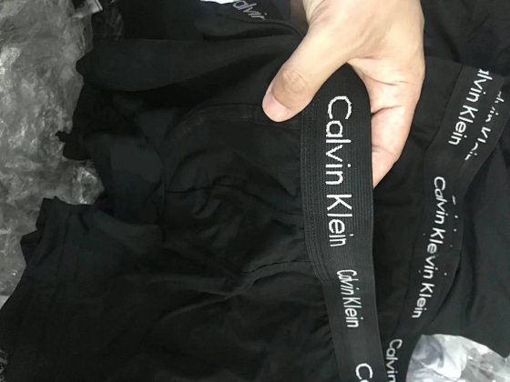 CK all Black band men cool boxers underwear model men cotton boxer briefs