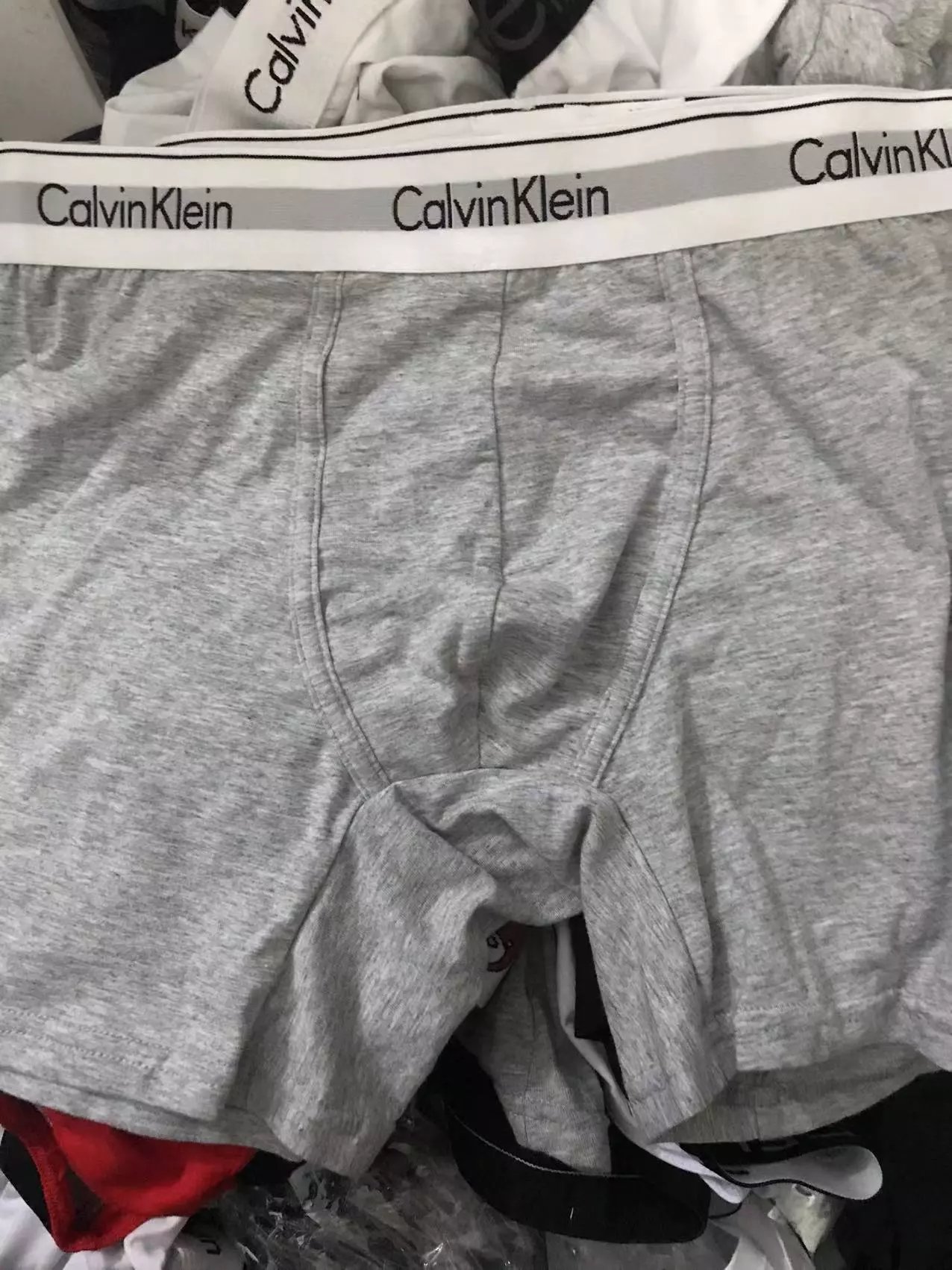 Long style CK men cool boxers underwear men's pure cotton flat cornered underwear