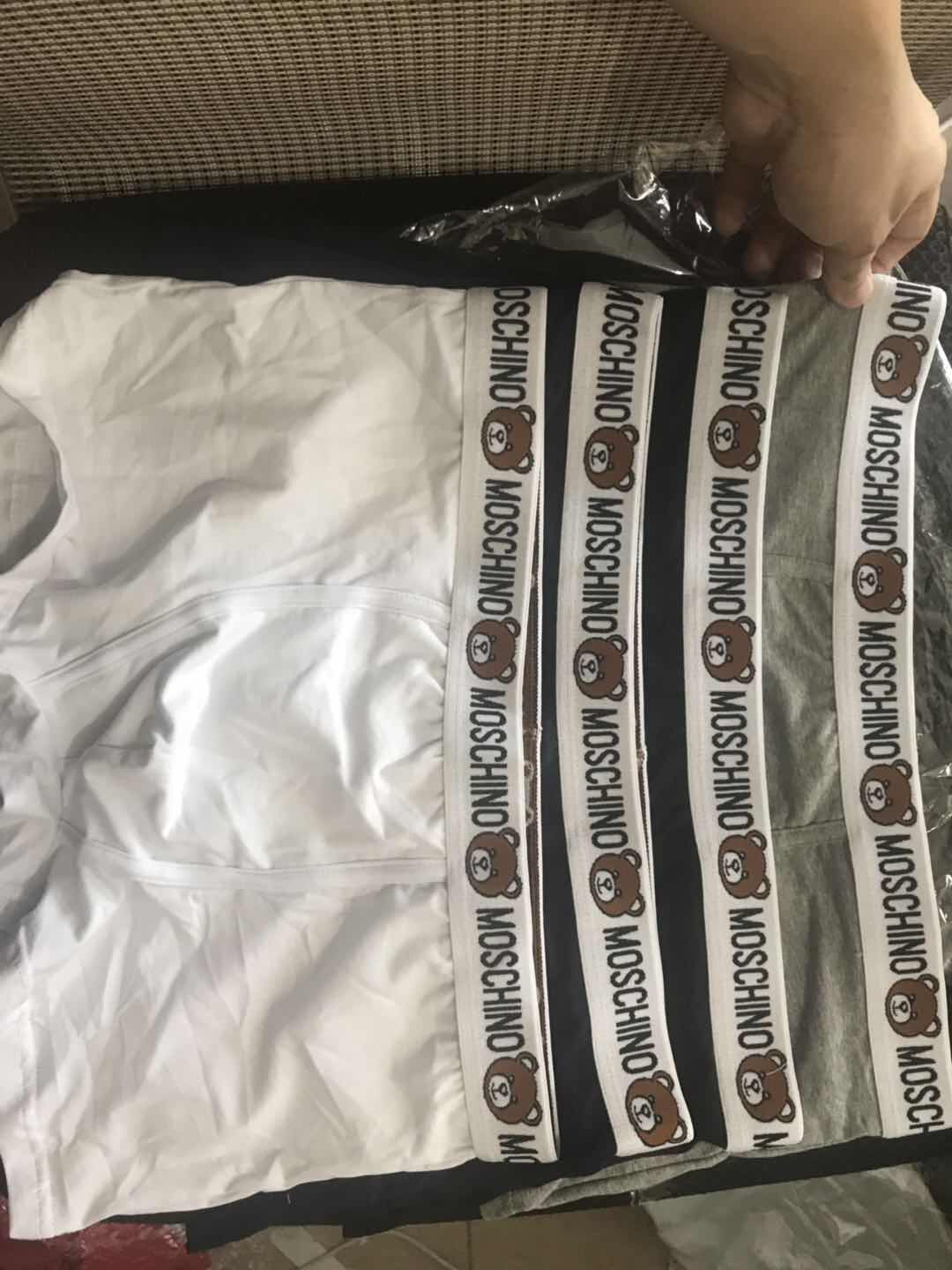 Moschino Bear Print Men's Cool Cotton Boxer Briefs
