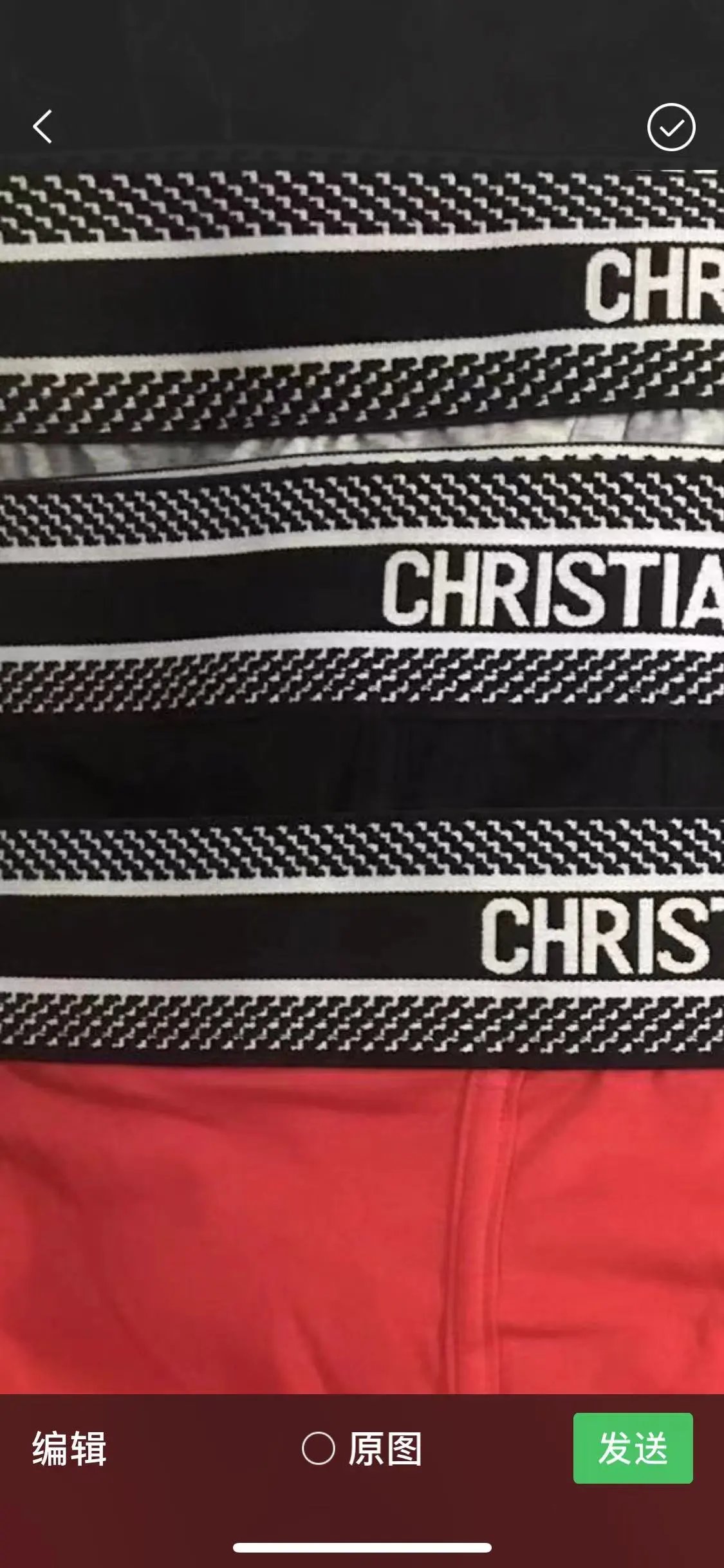 Cool men boxers underwear CD01 men's pure cotton flat cornered underwear
