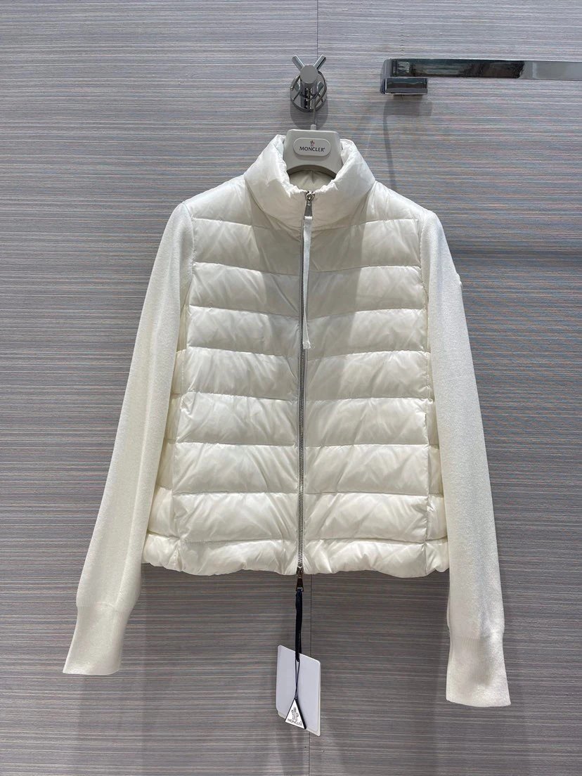 Moncler Hybrid Knit Down Jacket