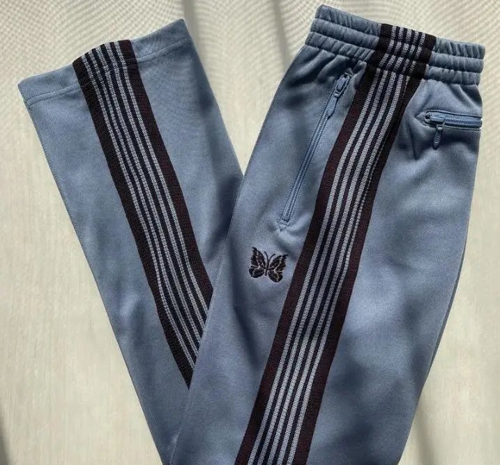 Needles Butterfly Embroidered Side Stripe Track Pants