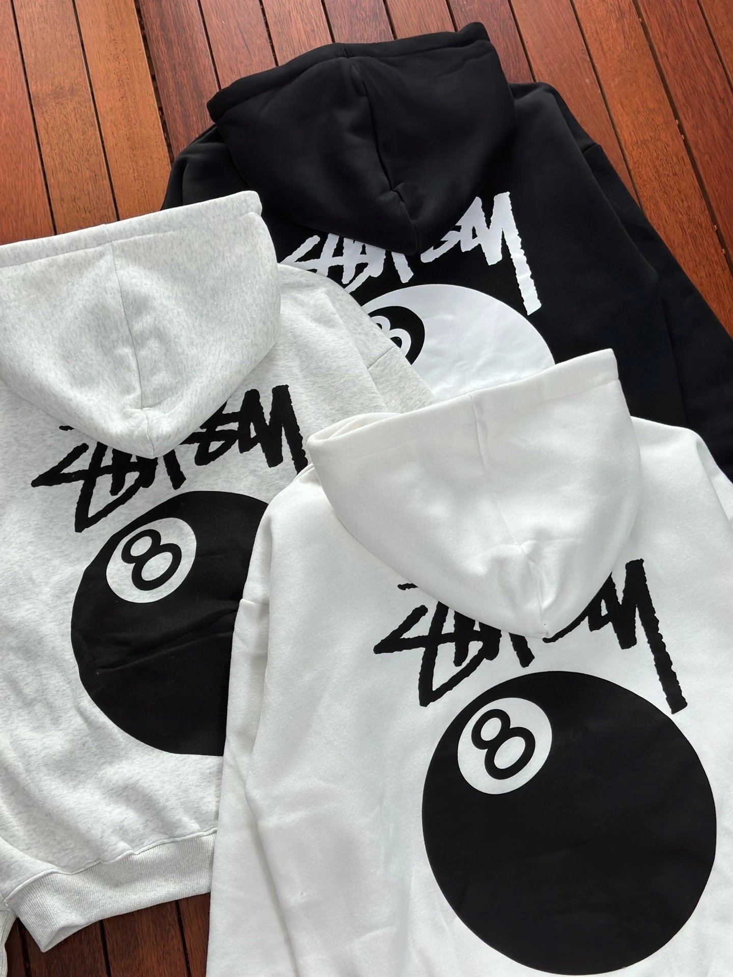 Black 8 white sweater