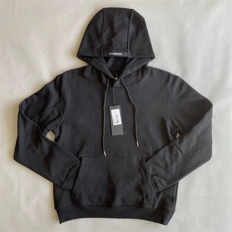 C.P. Company Black Logo Hoodie