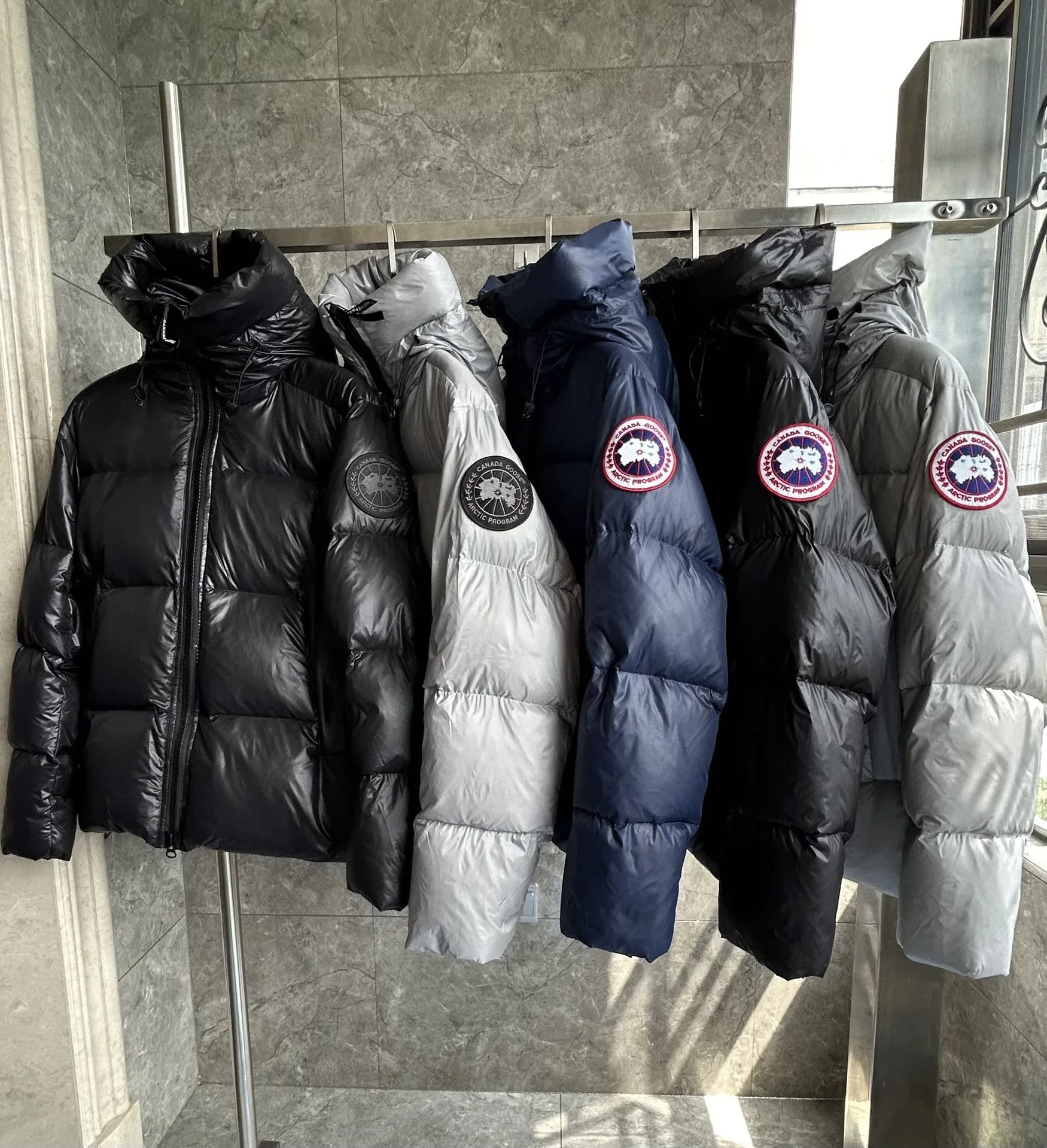 Canada Goose Crofton Abrigo Acolchado Negro
