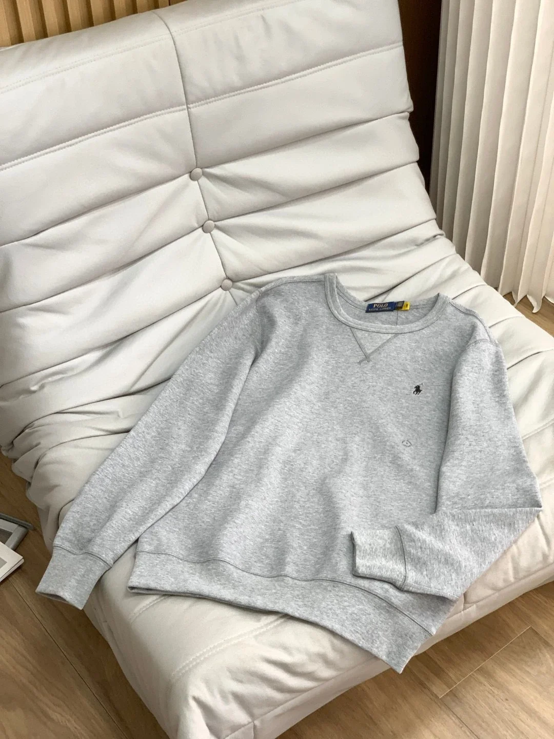 Ralph Lauren White Crewneck Sweatshirt