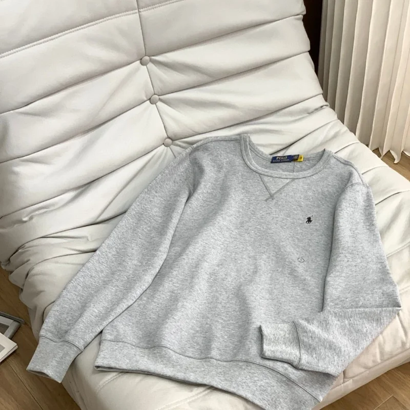 Ralph Lauren White Crewneck Sweatshirt - rep longsleeve