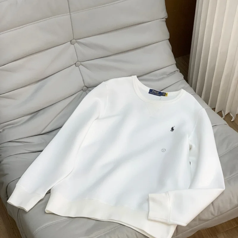 Ralph Lauren White Crewneck Sweatshirt - rep longsleeve