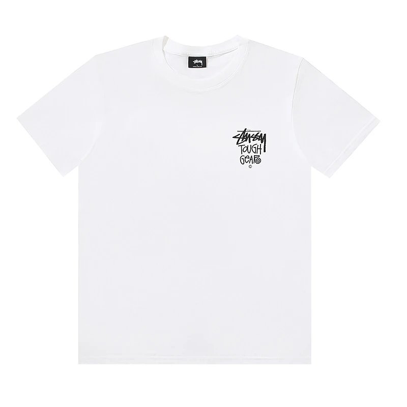Black Stussy Hand & Card Logo T-Shirt