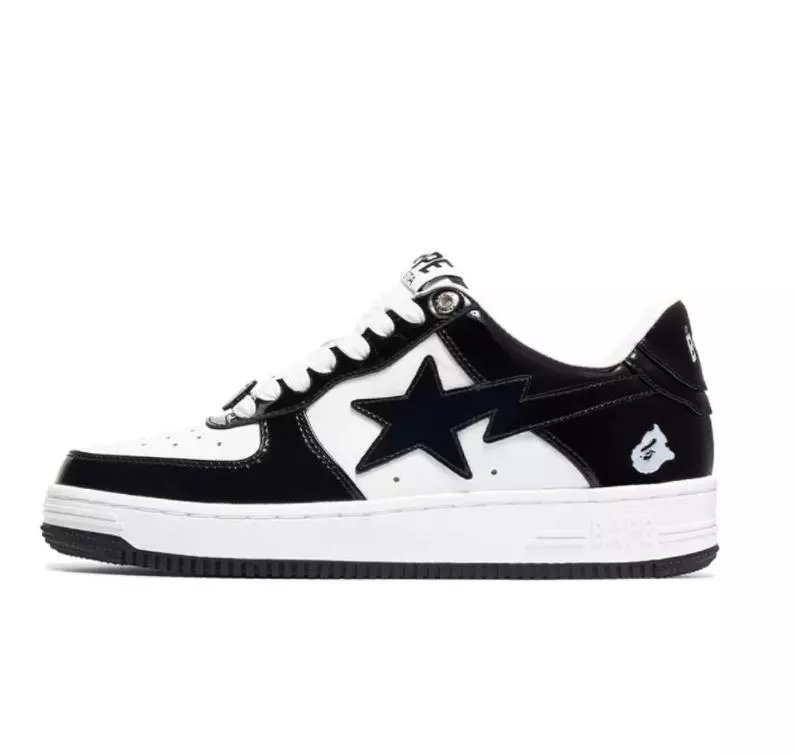 Bapesta Sneakers — Twisted Black and White colorway — USFans Spreadsheet photo