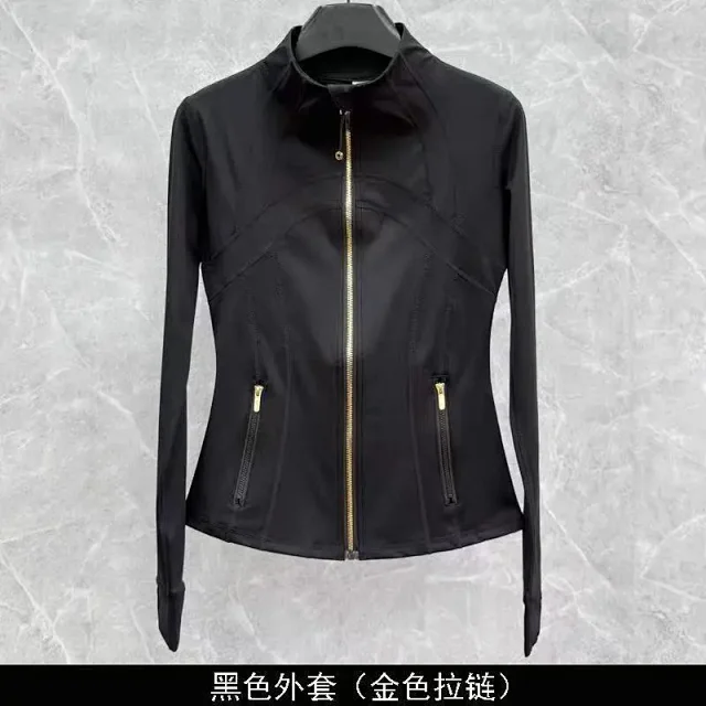 Unbranded Jackets Slim-Fit Stand-Collar Zip-Front Jacket with Thumbholes product detail image 41