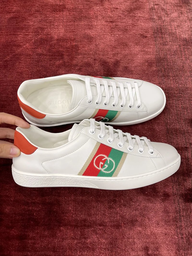 G*ucci white shoes | Women's shoes：34~40. Men's shoes：38~47.