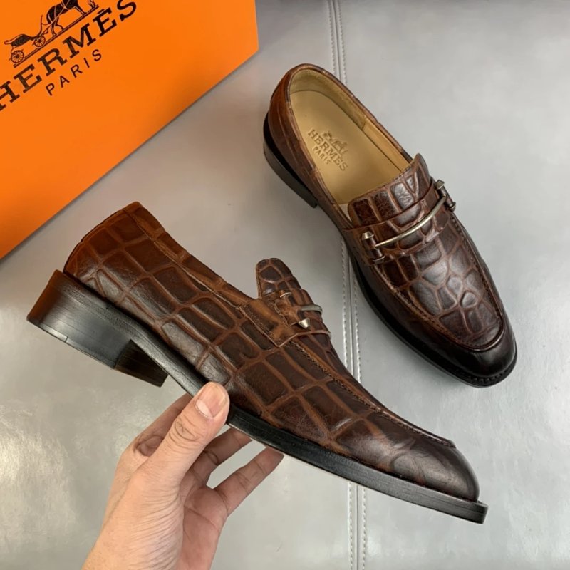 H&ermes - Leather shoes| shoe size：38~44.(45 customized)