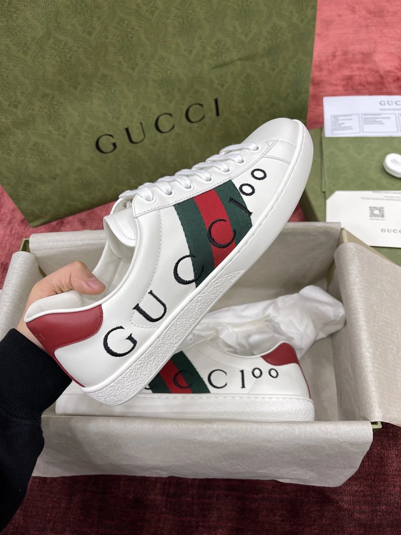 G*ucci white shoes | Men's shoes：38~45.