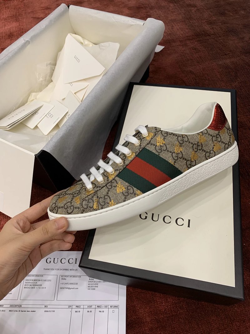 G*ucci white shoes | Women's shoes：34~40. Men's shoes：38~47.